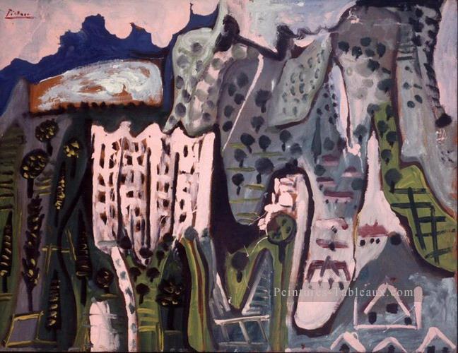 Paysage Mougins 8 1965 cubisme Pablo Picasso Peintures à l'huile